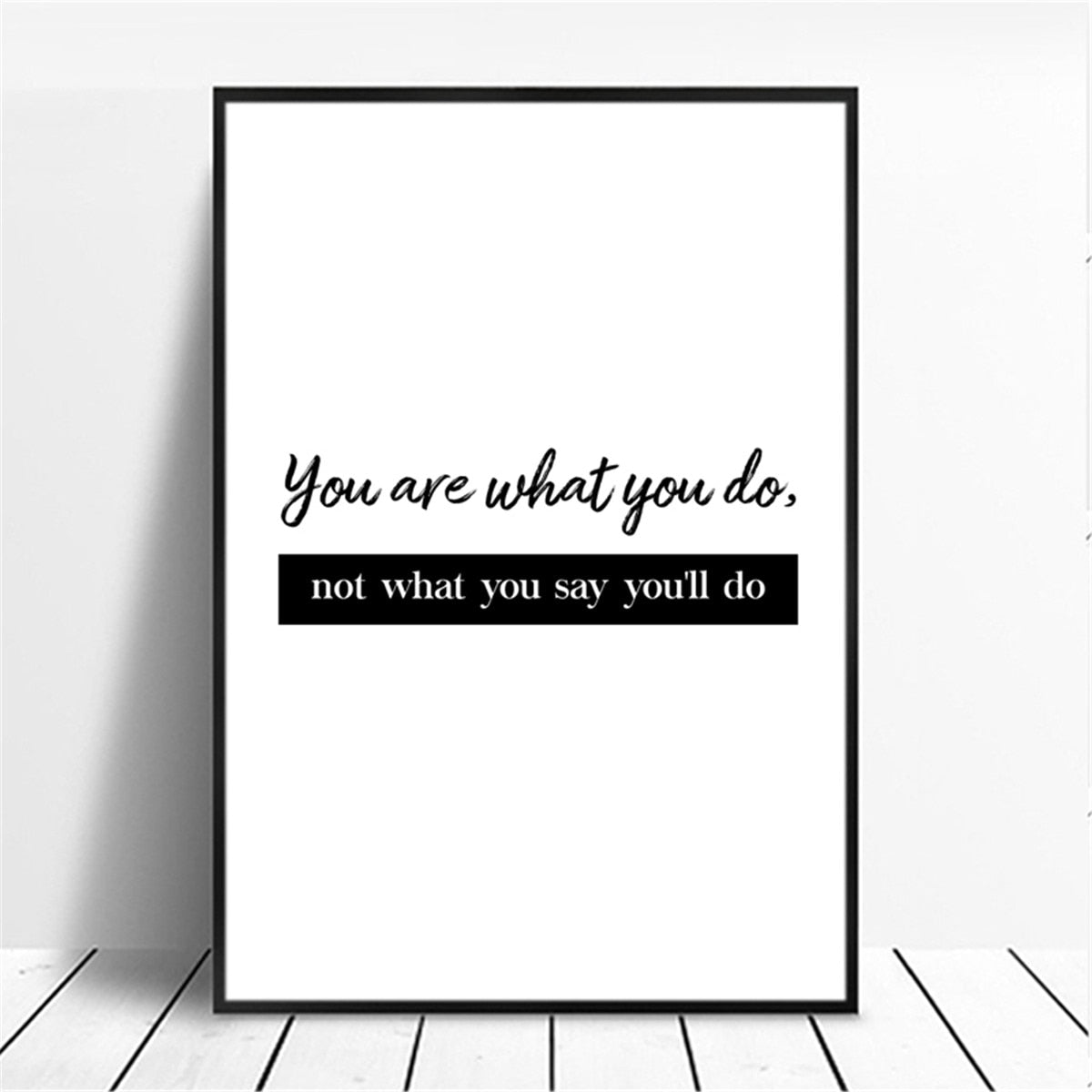 Arthia Designs - Minimalist Black and White Quotes Canvas Art - Review