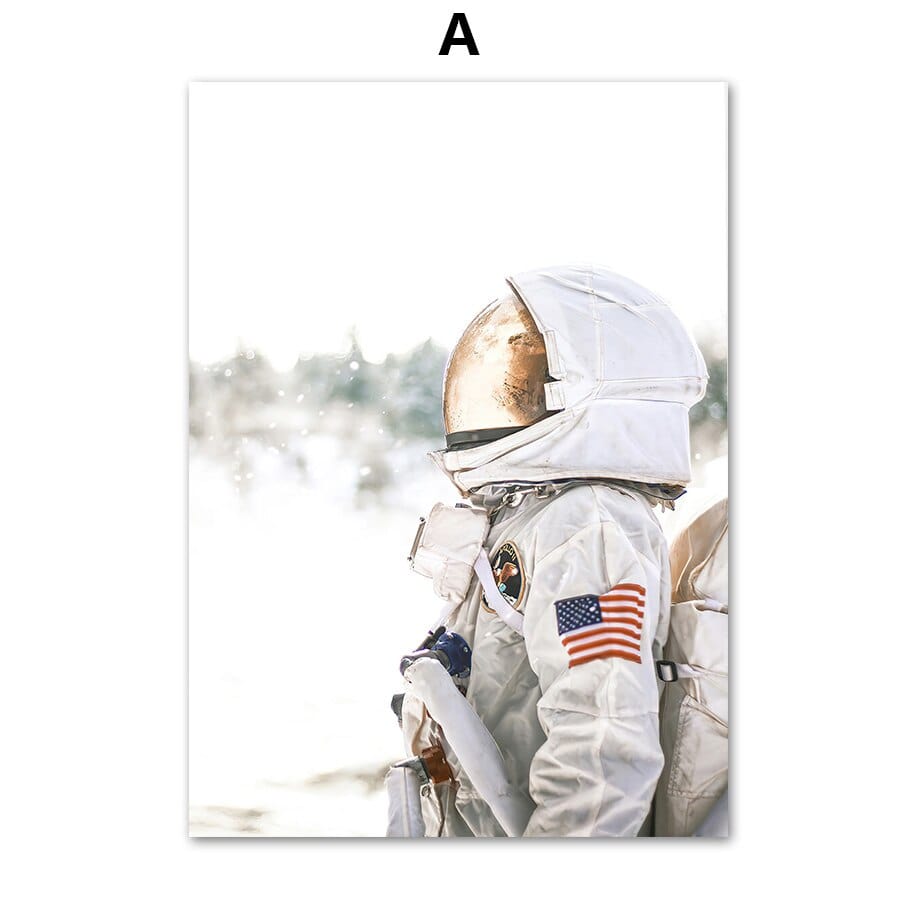 Arthia Designs - Astronaut Goes To Space Canvas Art - Review