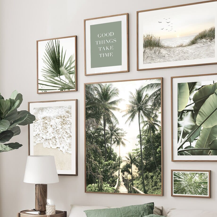 Arthia Designs - Bamboo Green Forest Beach Canvas Art - Review