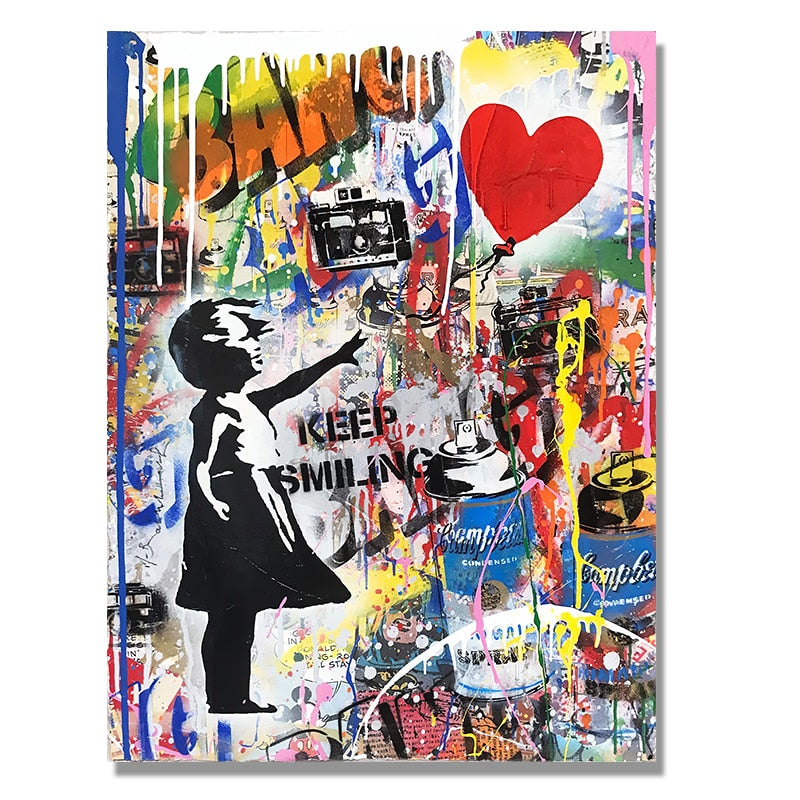 Arthia Designs - Banksy Life Is Short Graffiti Canvas Art - Review