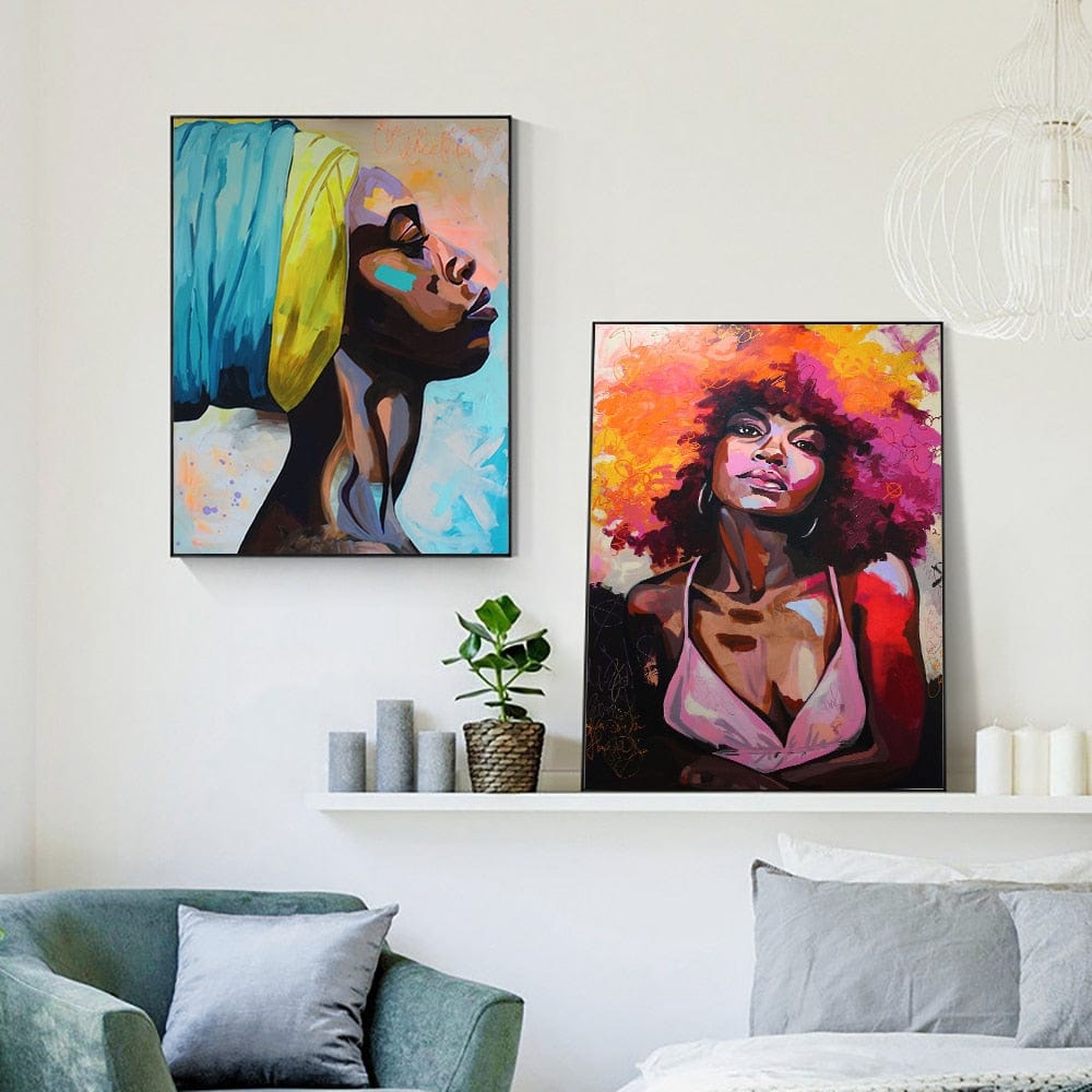 Arthia Designs - African Woman Beauty Icon Canvas Art - Review