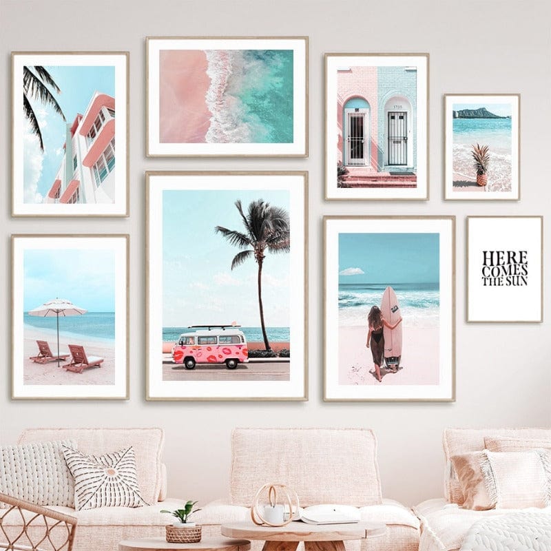 Arthia Designs - Beach Summer Seaside Resort Canvas Art - Review