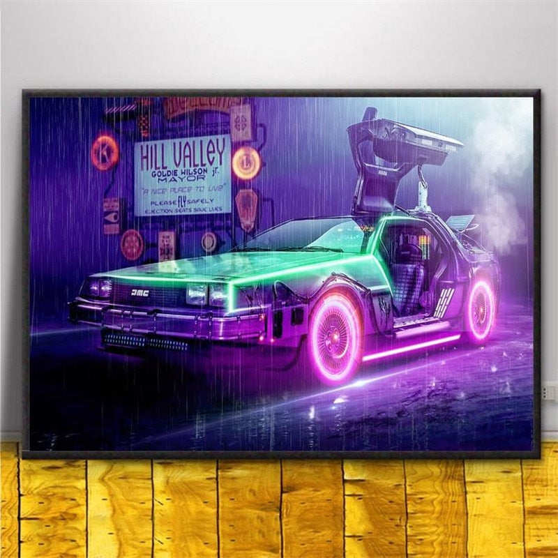 Arthia Designs - Cyberpunk Car Canvas Art - Review