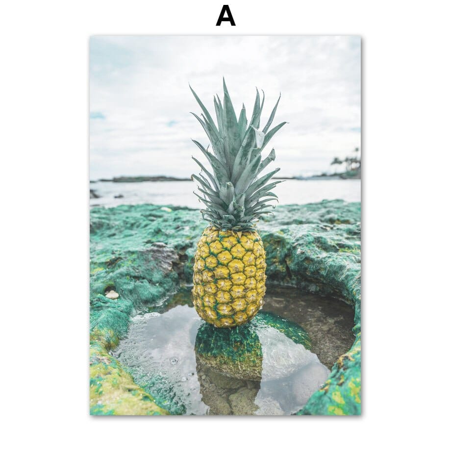 Arthia Designs - Palm Pineapple Beach Canvas Art - Review