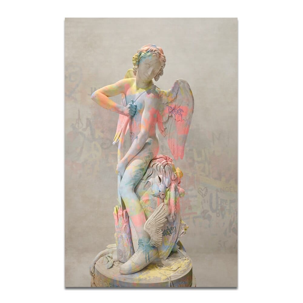 Arthia Designs - Graffiti Renaissance Angel Sculpture Canvas Art - Review