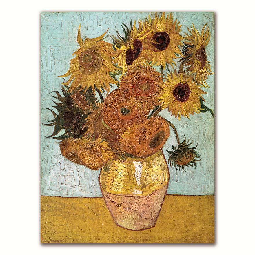 Arthia Designs - Van Gogh Sunflower Apricot Canvas Art - Review