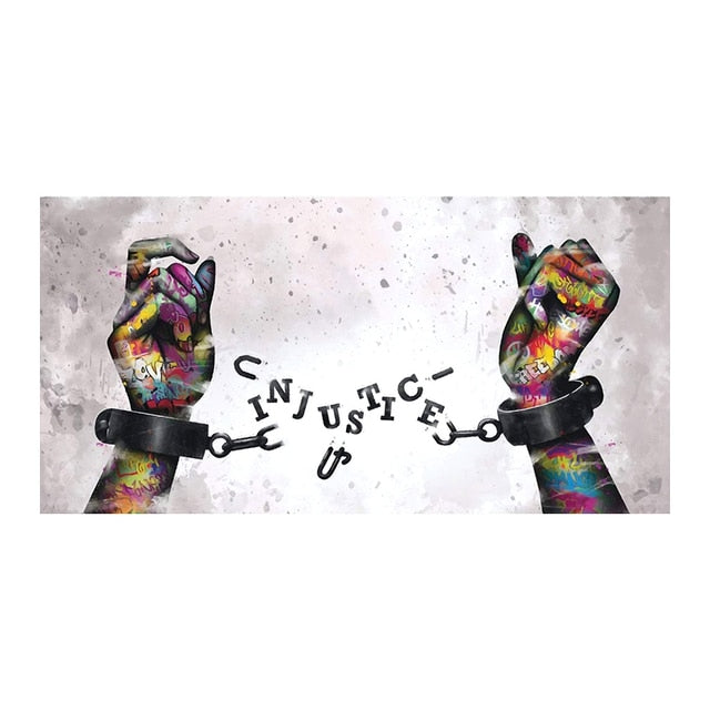 Arthia Designs - Uncovered Justice Graffiti Canvas Art - Review