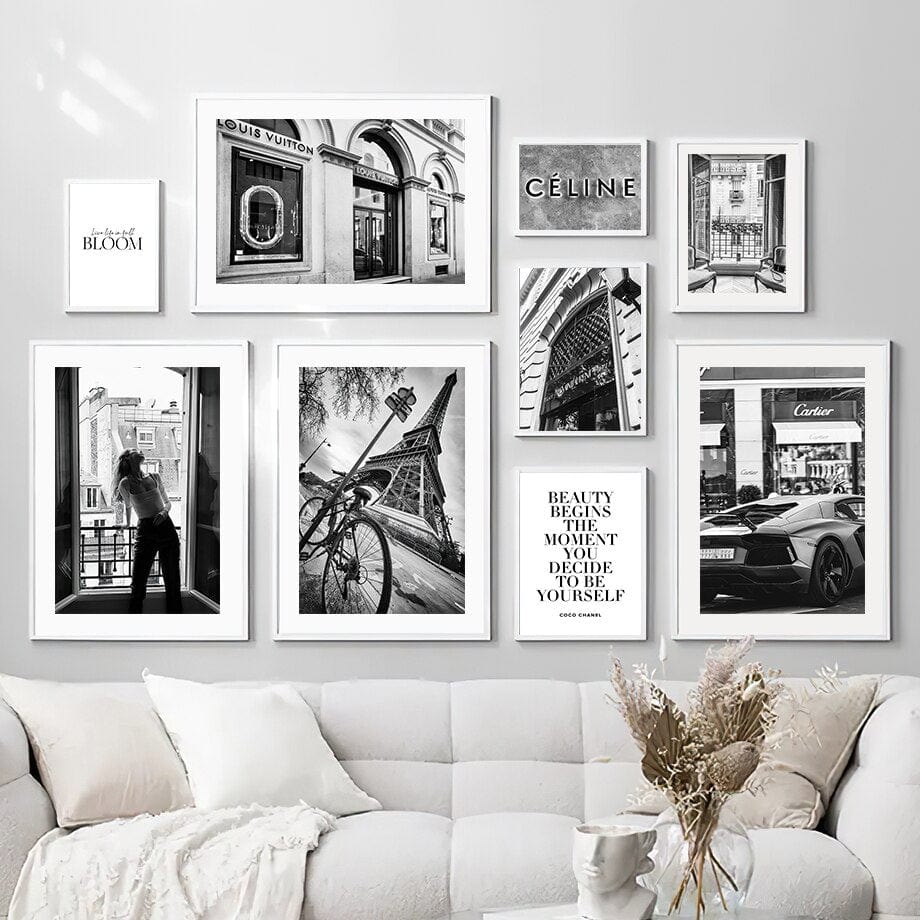 Arthia Designs - Black & White Paris Lifestyle Canvas Art - Review