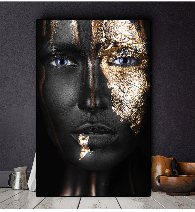 Arthia Designs - Golden Scars African Woman Canvas Art - Review