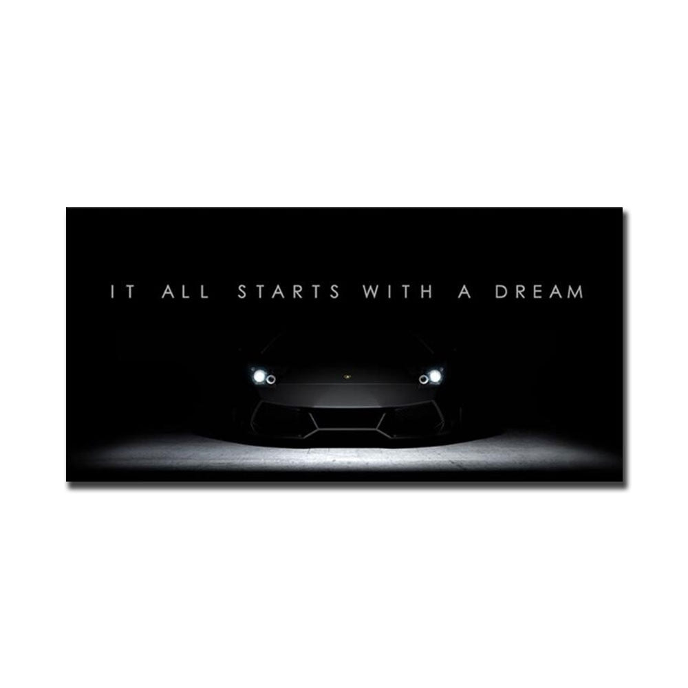 Arthia Designs - Starts With A Dream Motivational Canvas Art - Review