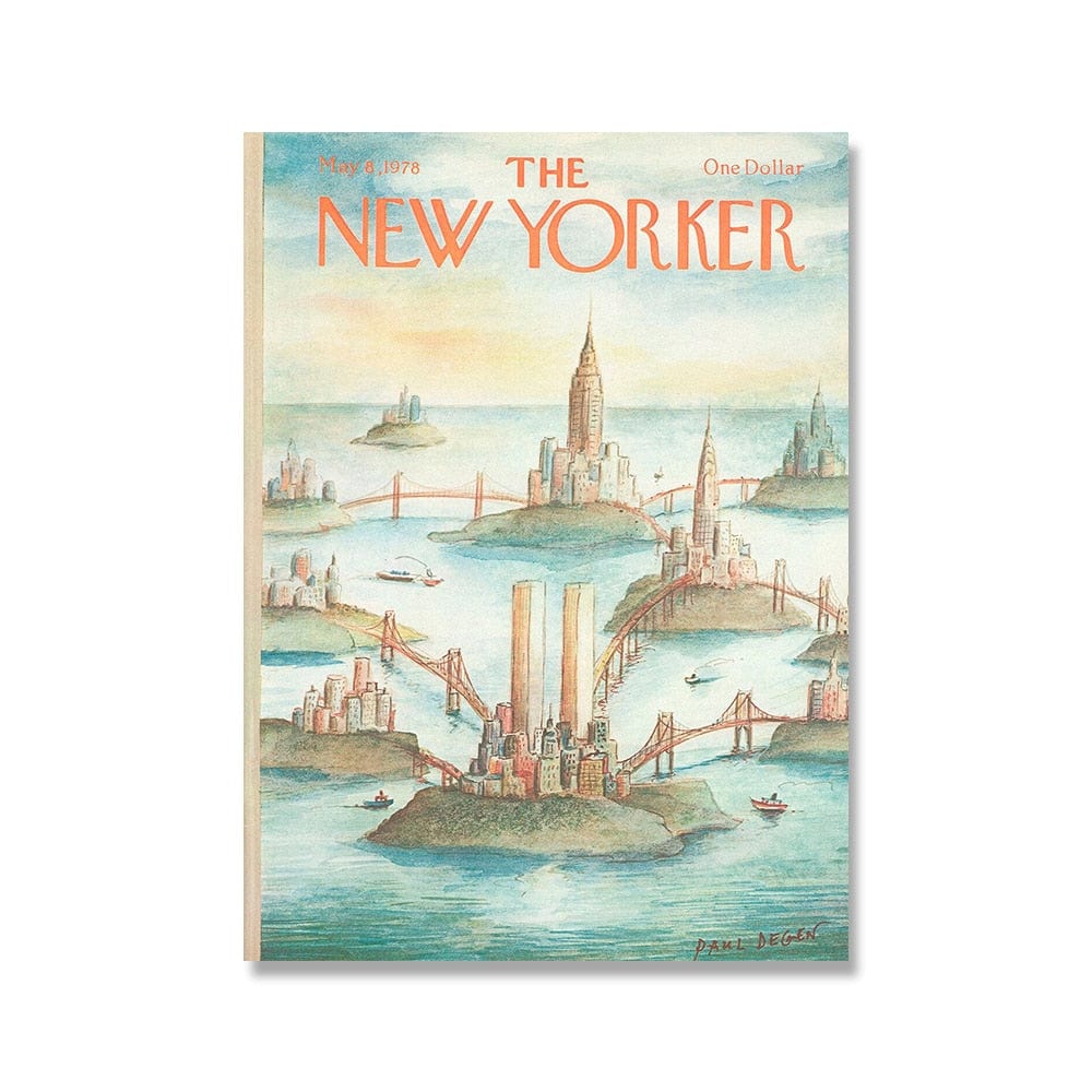 Arthia Designs - The New Yorker Vintage Magazine Canvas Art - Review