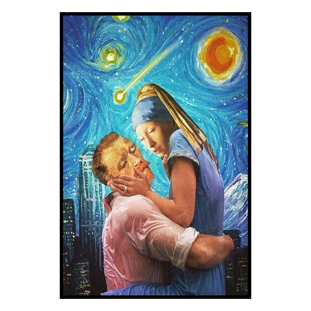 Arthia Designs - Funny Van Gogh Mona Lisa Canvas Art - Review