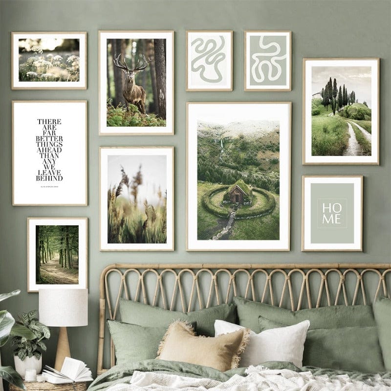 Arthia Designs - Middle Forest Lodge Canvas Art - Review