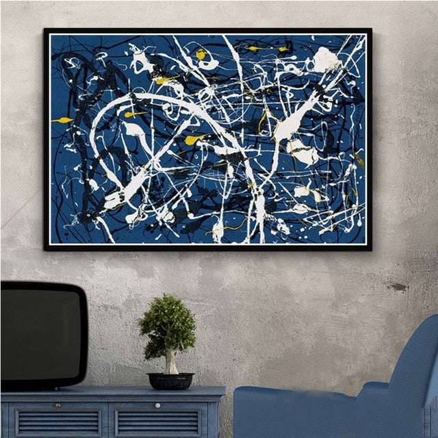 Arthia Designs - Jackson Pollock Abstract Graffiti Canvas Art - Review