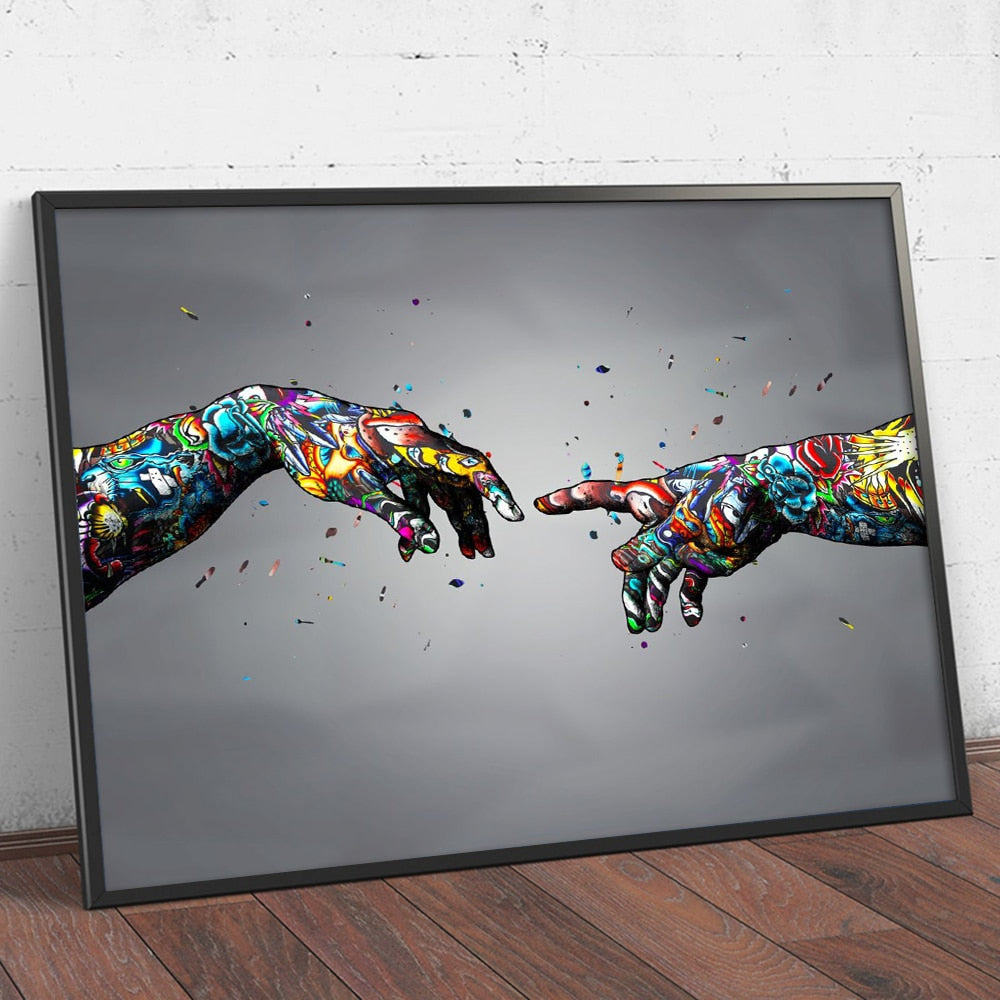 Arthia Designs - Hand Gesture Graffiti Canvas Art - Review