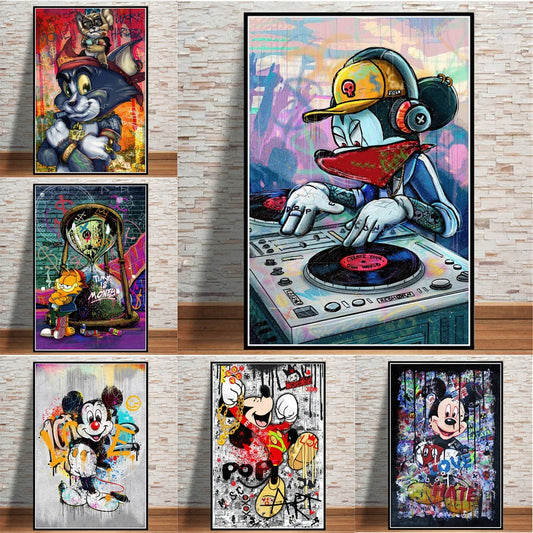 Arthia Designs - DJ Mickey Mouse Graffiti Canvas Art - Review