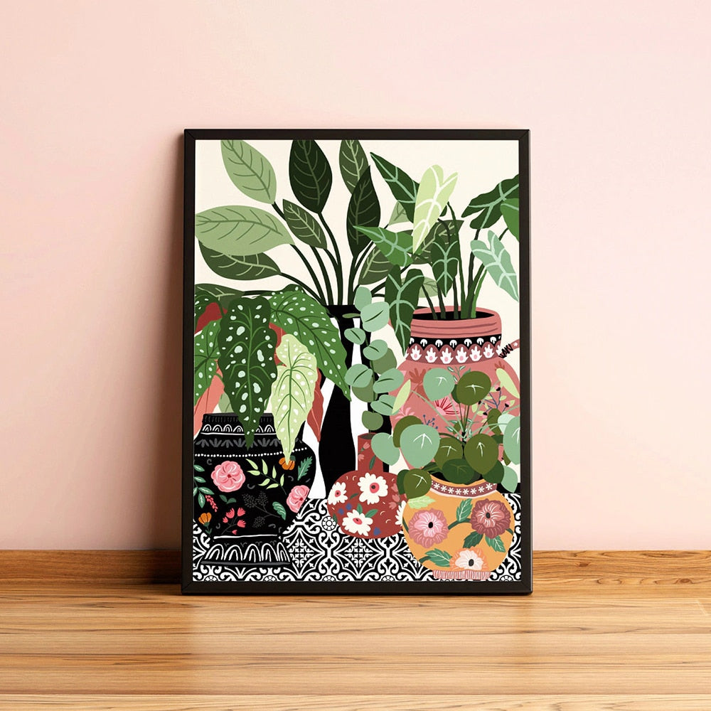 Arthia Designs - Greek Botanical House Plants Canvas Art - Review