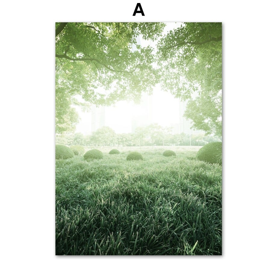 Arthia Designs - Dandelion Green Forest Garden Canvas Art - Review