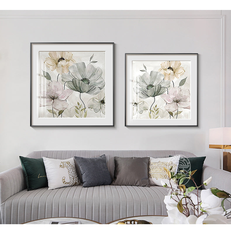 Arthia Designs - Luxury Modern Scandinavian Flower Canvas Art - Review