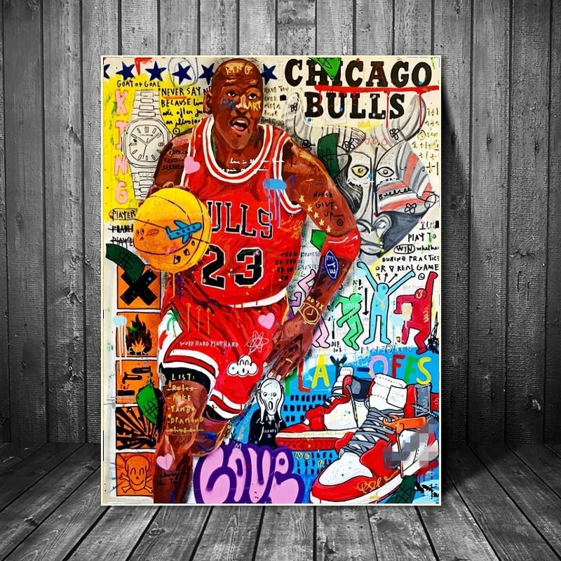 Arthia Designs - Street Basketball Player Graffiti Canvas Art - Review