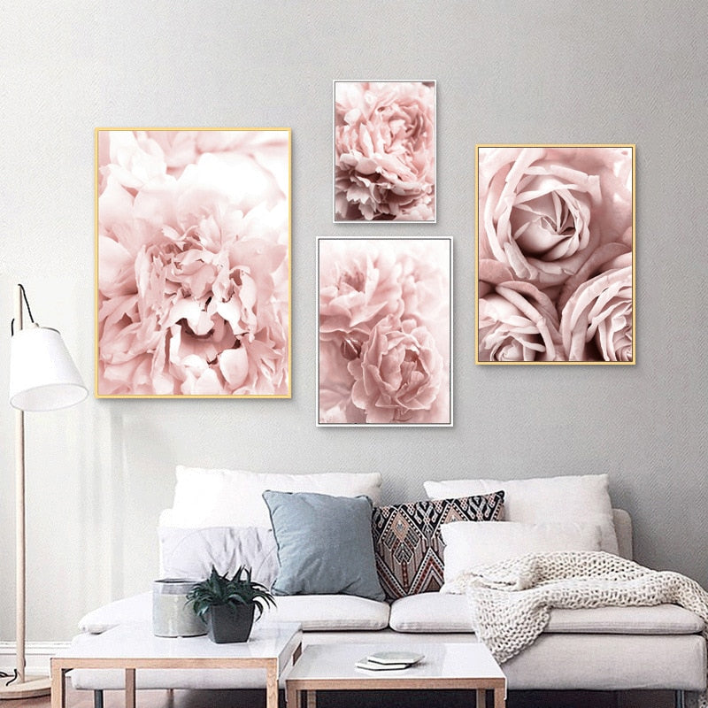 Arthia Designs - Modern Blooming Pink Flower Canvas Art - Review