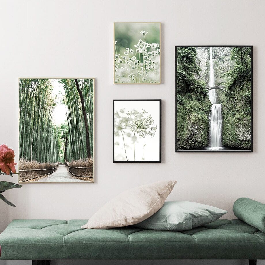 Arthia Designs - Bamboo Forest Waterfall Canvas Art - Review