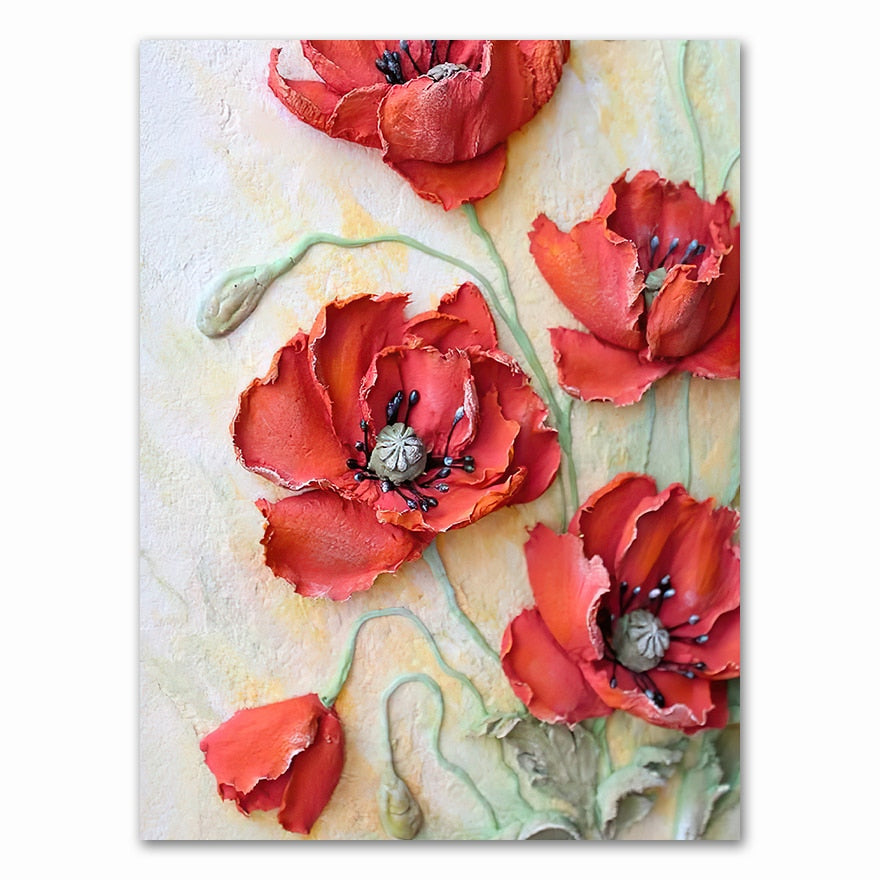 Arthia Designs - Aesthetic Scandinavian Flower Canvas Art - Review