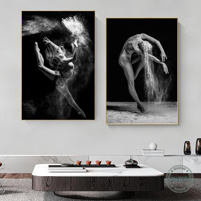 Arthia Designs - Black & White Ballet Dancer Canvas Art - Review