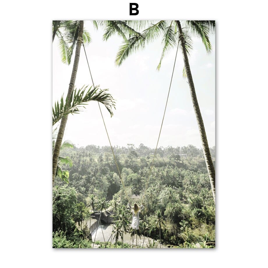 Arthia Designs - Bamboo Green Forest Beach Canvas Art - Review