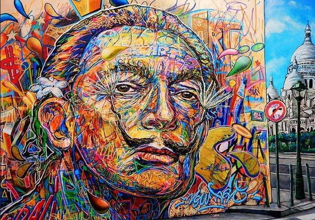 Arthia Designs - Salvador Dali Graffiti Canvas Art - Review