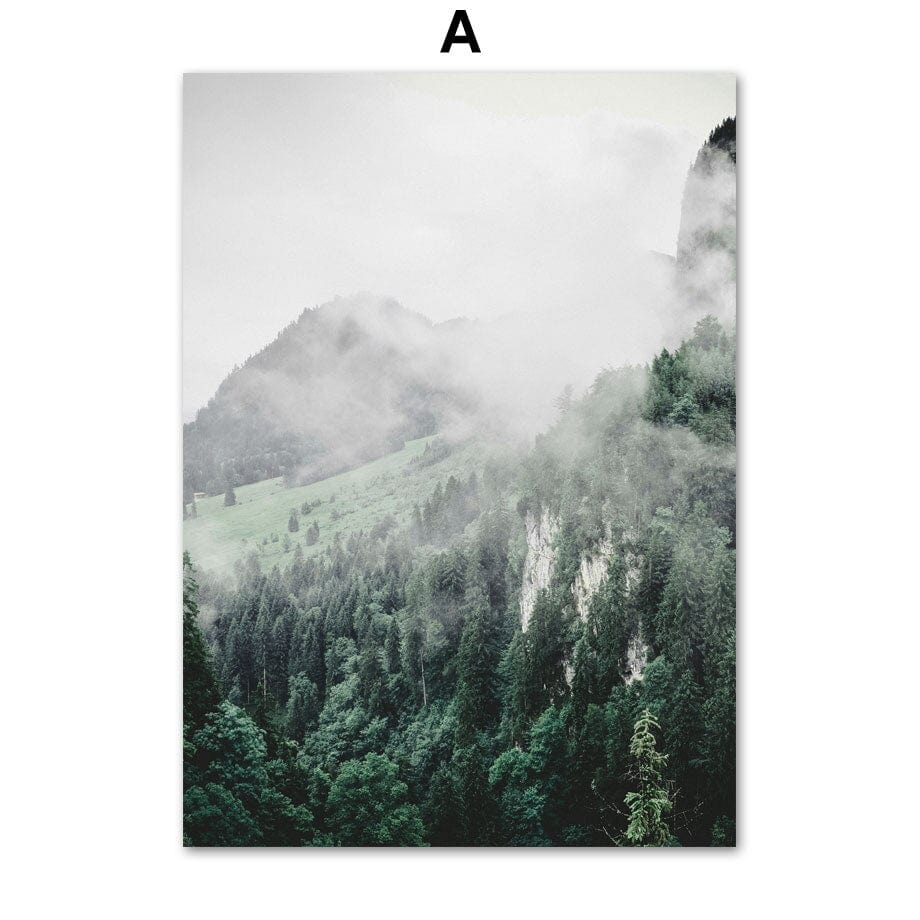 Arthia Designs - Foggy Montane Forest Canvas Art - Review