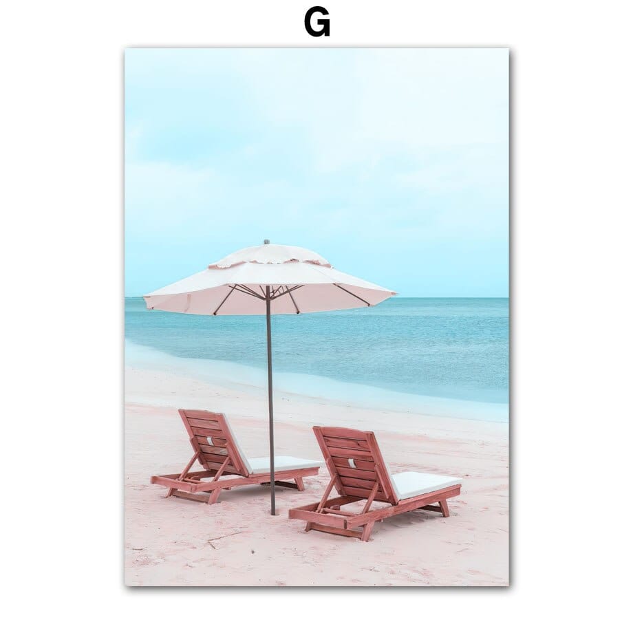 Arthia Designs - Beach Summer Seaside Resort Canvas Art - Review