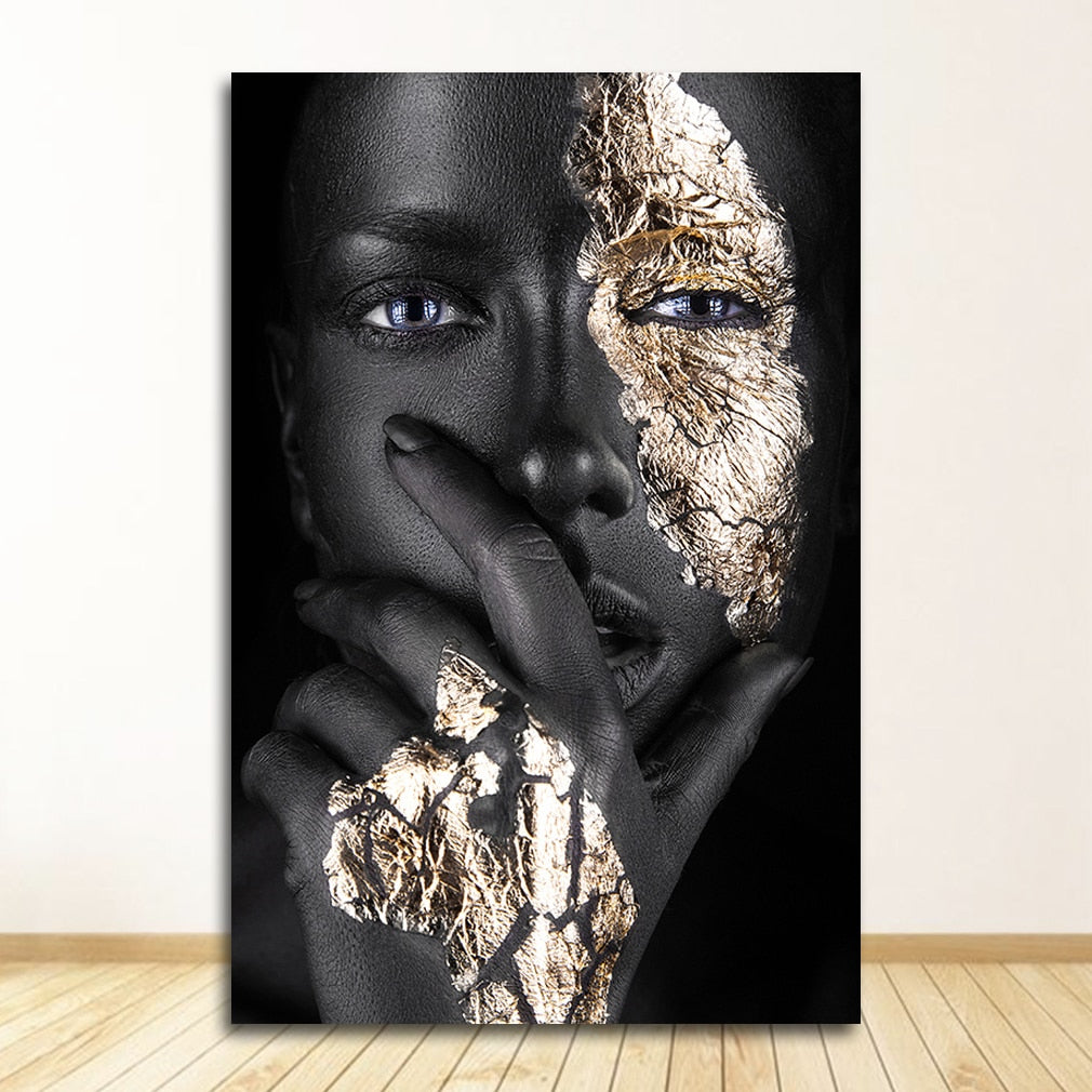 Arthia Designs - Golden Scars African Woman Canvas Art - Review