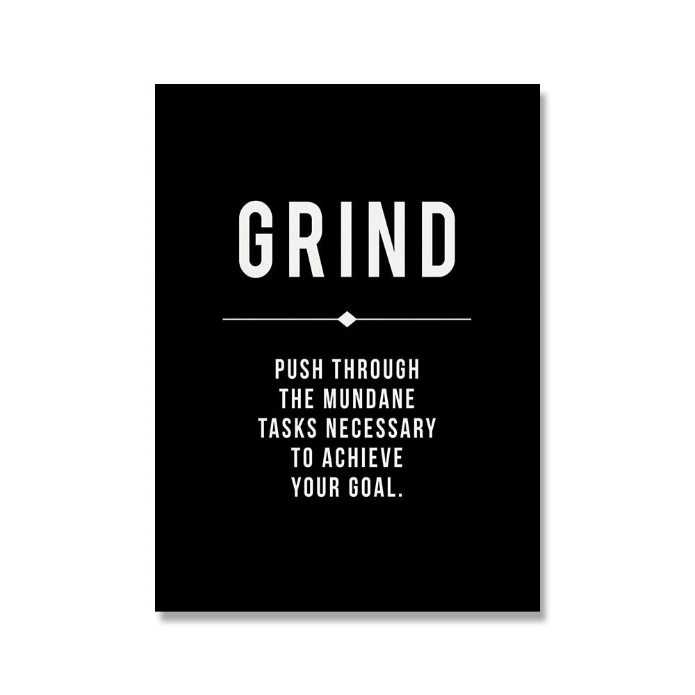 Arthia Designs - Grind Hustle Success Motivational Canvas Art - Review