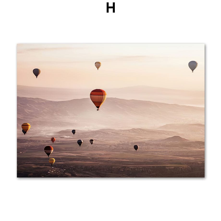 Arthia Designs - Cappadocia Hot Air Balloon Resort Canvas Art - Review