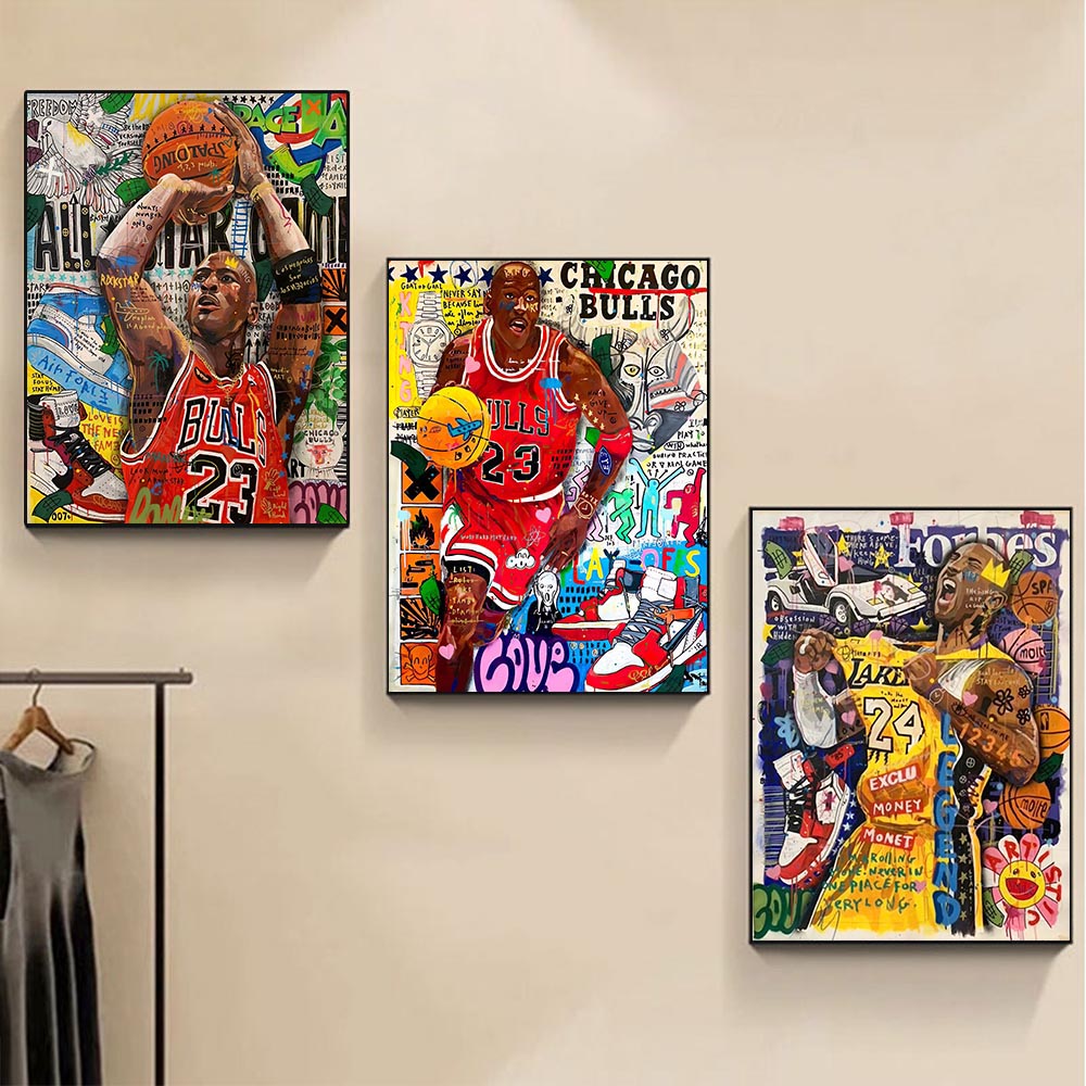 Arthia Designs - Street Basketball Player Graffiti Canvas Art - Review