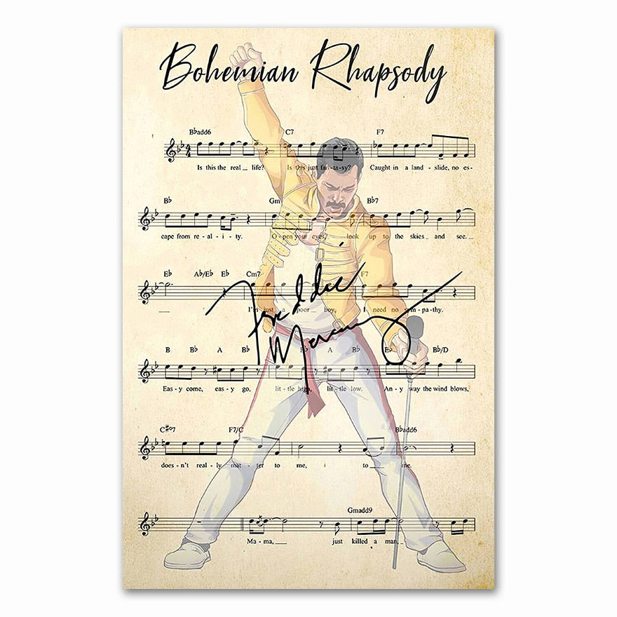 Arthia Designs - Bohemian Rhapsody Chord Canvas Art - Review