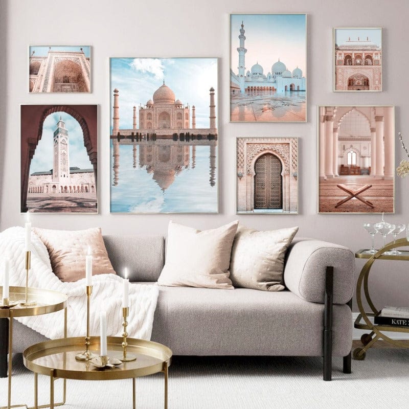 Arthia Designs - Taj Mahal Gallery Wall Canvas Art - Review