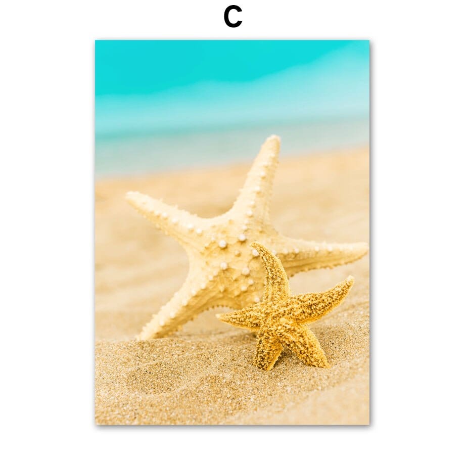 Arthia Designs - Starfish Tropical Surf Island Canvas Art - Review