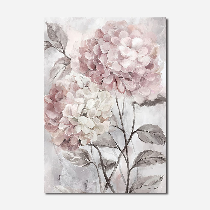 Arthia Designs - Pink Flowers Watercolor Canvas Art - Review