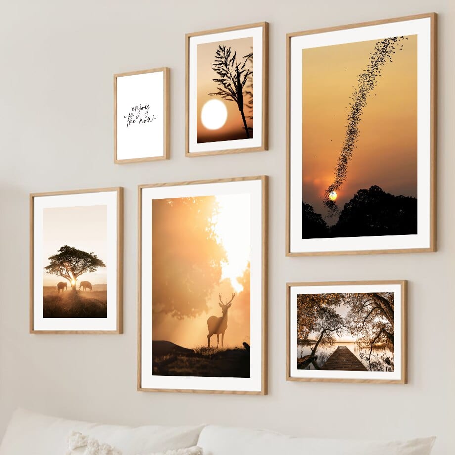 Arthia Designs - Sunset In Forest Lake Canvas Art - Review