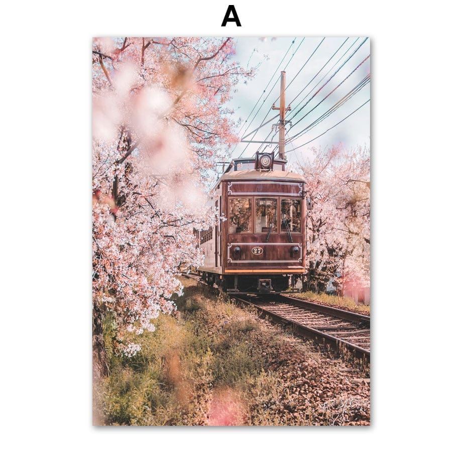 Arthia Designs - Tokyo Skytree Sakura Temple Canvas Art - Review