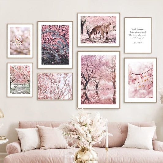 Arthia Designs - Aesthetics Japan Sakura Bloom Canvas Art - Review