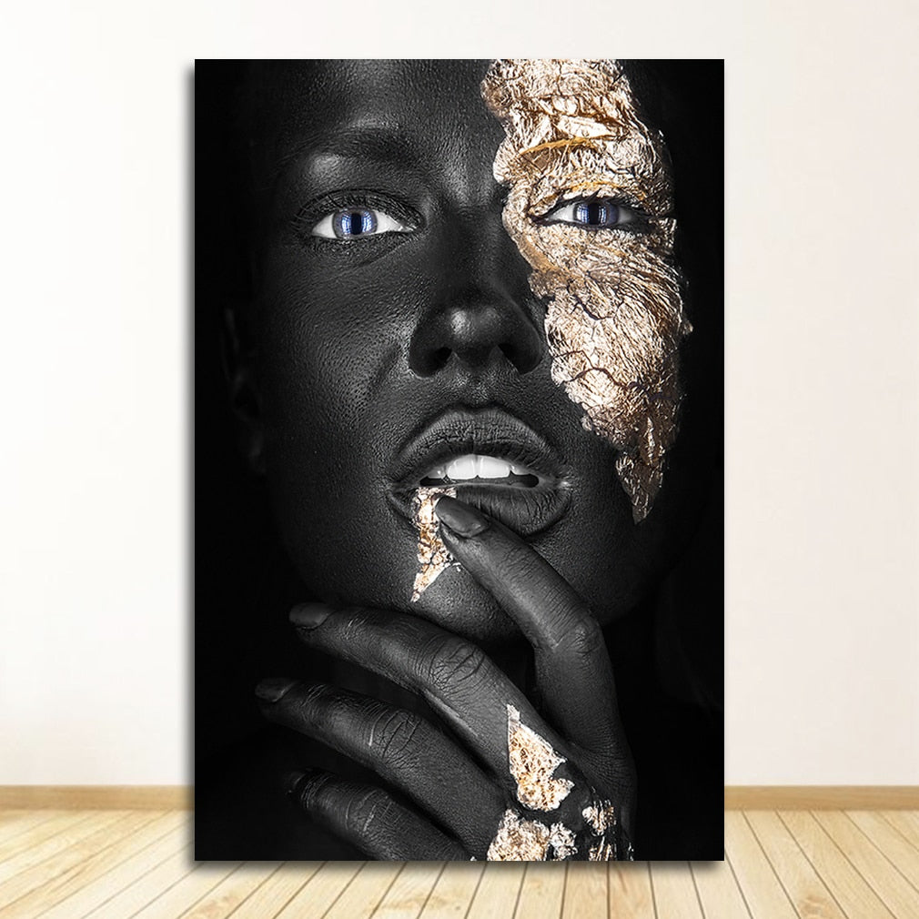 Arthia Designs - Golden Scars African Woman Canvas Art - Review