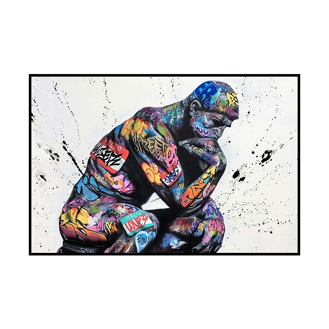 Arthia Designs - Abstract Hand Graffiti Walls Canvas Art - Review