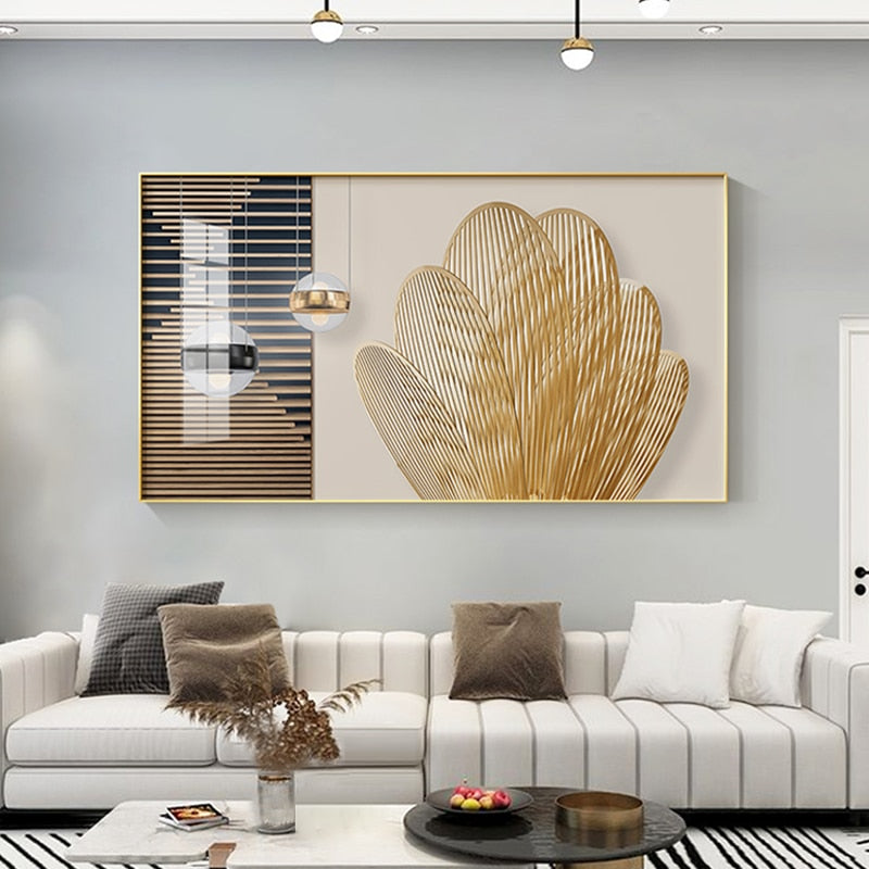 Arthia Designs - Luxury Modern Abstract Gold Canvas Art - Review