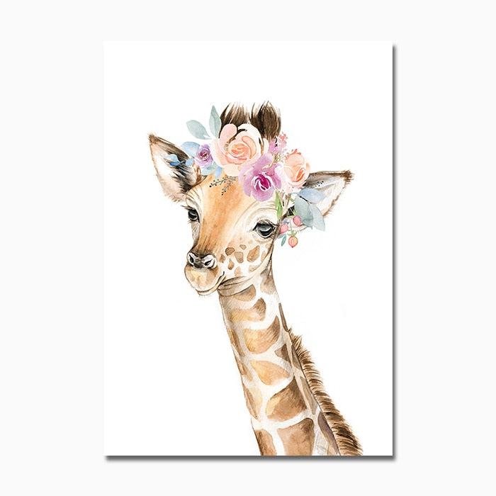 Arthia Designs - Flower Baby Animal Canvas Art - Review