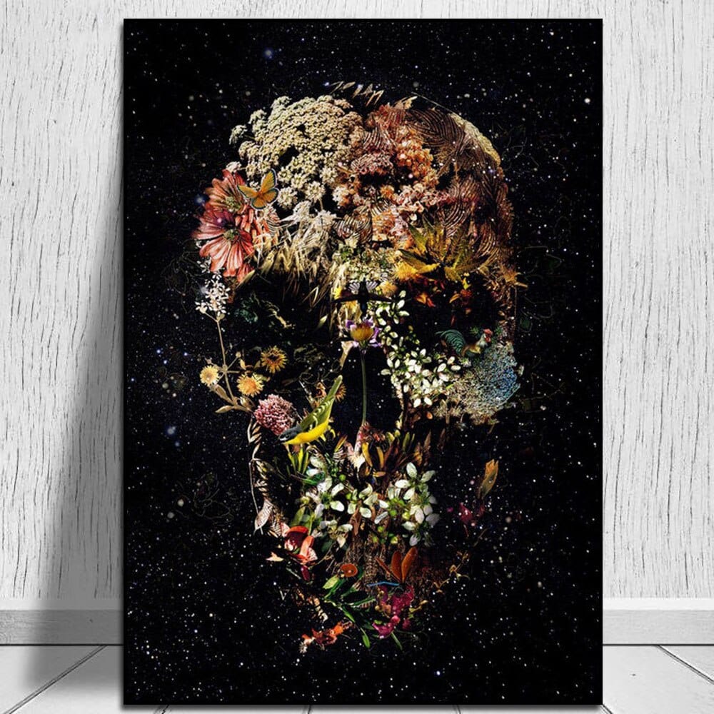 Arthia Designs - Flower Skull Canvas Art - Review