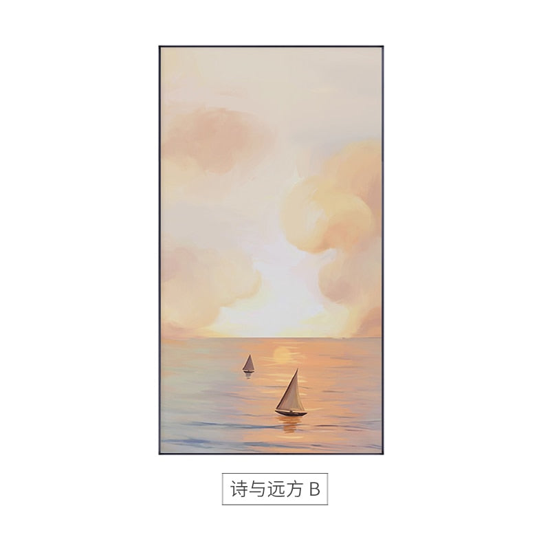 Arthia Designs - Sunset Seascape Abstract Canvas Art - Review