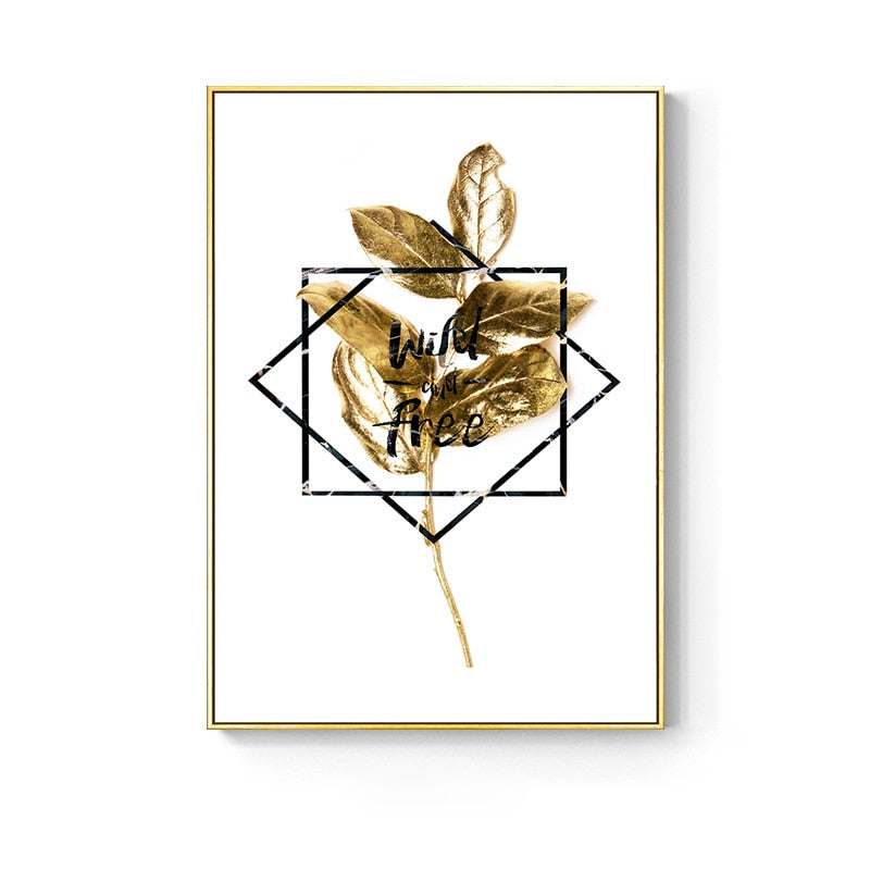 Arthia Designs - Abstract Golden Leaf Canvas Art - Review